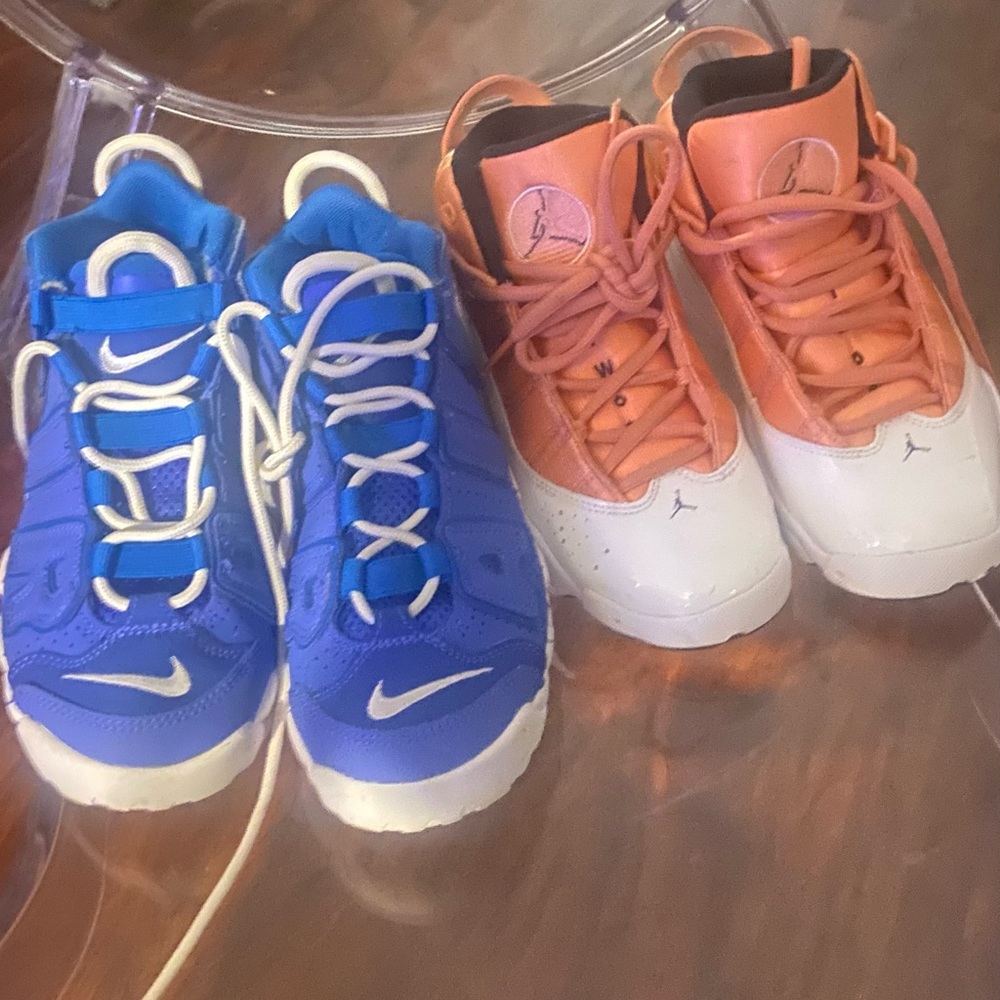 Two pairs of sneakers grade school size 3